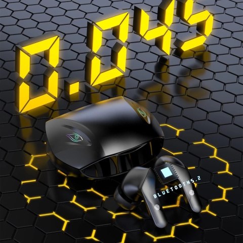 Dudao dokanałowe słuchawki bezprzewodowe TWS Bluetooth 5.2 czarny (U16H-black)