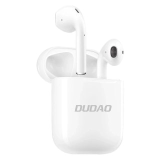 Dudao douszne słuchawki bezprzewodowe TWS Bluetooth 5.0 biały (U10H)