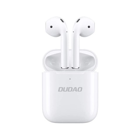 Dudao douszne słuchawki bezprzewodowe TWS Bluetooth 5.0 biały (U10H)