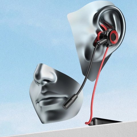 Dudao gamingowe bezprzewodowe słuchawki Bluetooth 5.0 neckband czarne (U5X-Black)