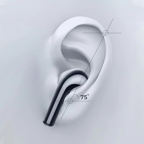 Joyroom bezprzewodowe słuchawki Bluetooth 5.0 TWS czarny (JR-TL6)