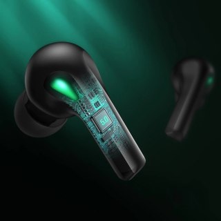 Joyroom dokanałowe słuchawki bezprzewodowe TWS Bluetooth 5.0 gamingowe dla graczy czarny (JR-TP2 black)