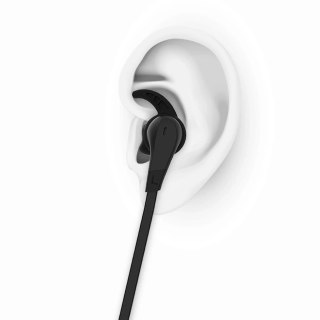 Remax Wireless Sports Earphone RB-S25 bezprzewodowe dokonałowe słuchawki zestaw słuchawkowy Bluetooth 4.2 70 mAh czarny