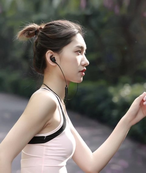 Remax Wireless Sports Earphone RB-S25 bezprzewodowe dokonałowe słuchawki zestaw słuchawkowy Bluetooth 4.2 70 mAh czarny