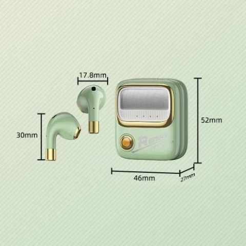 Remax Yosee Series bezprzewodowe słuchawki TWS bluetooth 5.0 450mAh czerwony (TWS-38)