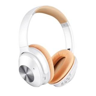 Remax bezprzewodowe słuchawki Bluetooth 5.0 ANC (Active Noise Cancelling) EDR z mikrofonem biały (RB-600HB)