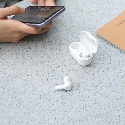 Tronsmart Apollo Air + TWS ANC dokanałowe wodoodporne bezprzewodowe słuchawki Bluetooth 5.2 biały (372453)