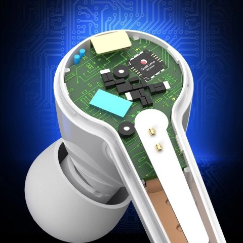 Tronsmart Apollo Air TWS dokanałowe wodoodporne bezprzewodowe słuchawki Bluetooth 5.2 biały (372452)