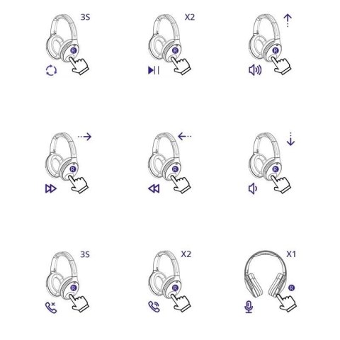 Tronsmart Apollo Q10 wokółuszne słuchawki Bluetooth 5.0 ANC (aktywna redukcja szumów) czarny (372357)