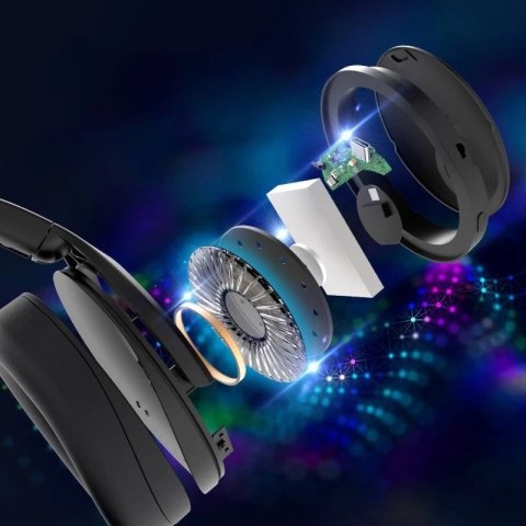 Tronsmart Apollo Q10 wokółuszne słuchawki Bluetooth 5.0 ANC (aktywna redukcja szumów) czarny (372357)