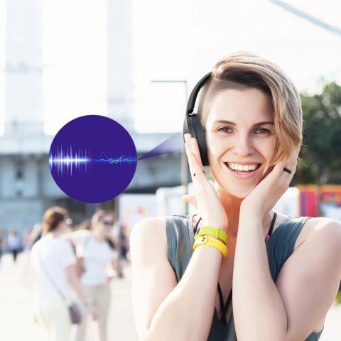 Tronsmart Apollo Q10 wokółuszne słuchawki Bluetooth 5.0 ANC (aktywna redukcja szumów) czarny (372357)