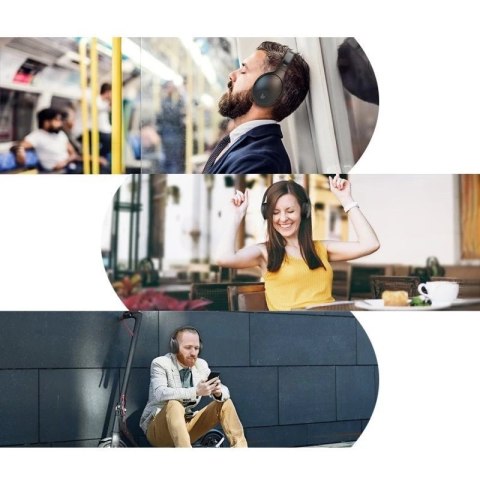 Tronsmart Apollo Q10 wokółuszne słuchawki Bluetooth 5.0 ANC (aktywna redukcja szumów) czarny (372357)