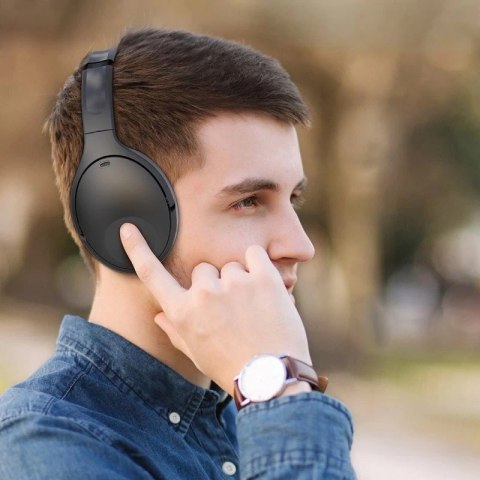 Tronsmart Apollo Q10 wokółuszne słuchawki Bluetooth 5.0 ANC (aktywna redukcja szumów) czarny (372357)