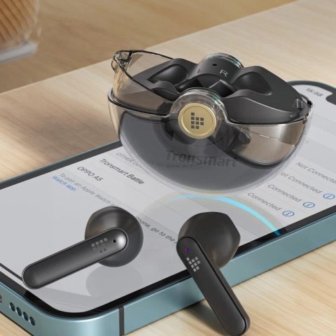Tronsmart Battle Gaming TWS douszne bezprzewodowe słuchawki Bluetooth wodoodporne IPX5 czarny (449556)