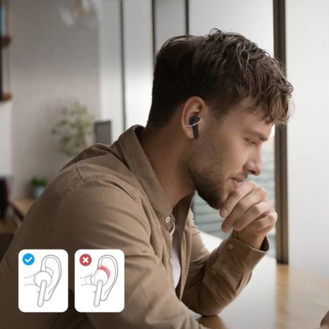 Tronsmart Battle Gaming TWS douszne bezprzewodowe słuchawki Bluetooth wodoodporne IPX5 czarny (449556)