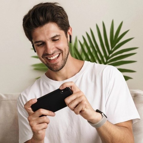 Tronsmart Battle Gaming TWS douszne bezprzewodowe słuchawki Bluetooth wodoodporne IPX5 czarny (449556)