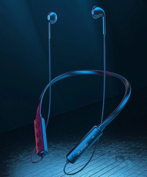 WK Design V29 - douszne bezprzewodowe słuchawki bluetooth zestaw słuchawkowy czarny