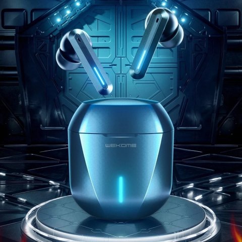 WK Design bezprzewodowe słuchawki Bluetooth TWS wodoodporne IPX4 czarny (ET-V9 black)