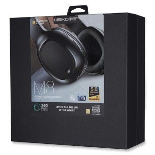 WK Design bezprzewodowe słuchawki Bluetooth czarny (M8 black)