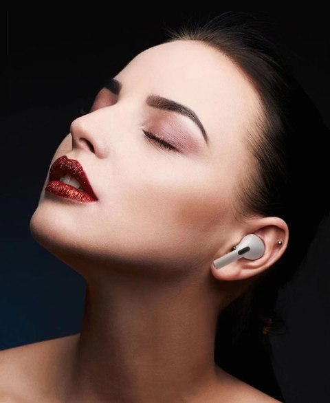 WK Design dokanałowe bezprzewodowe słuchawki Bluetooth TWS biały (A7 Pro white)