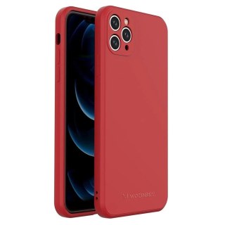 Wozinsky Color Case silikonowe elastyczne wytrzymałe etui iPhone 11 Pro Max czerwony