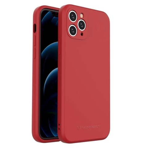 Wozinsky Color Case silikonowe elastyczne wytrzymałe etui iPhone 11 Pro czerwony