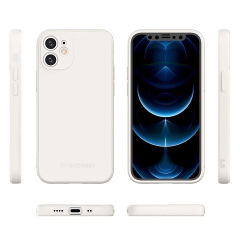 Wozinsky Color Case silikonowe elastyczne wytrzymałe etui iPhone 12 mini czerwony