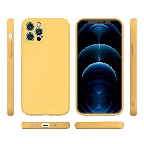 Wozinsky Color Case silikonowe elastyczne wytrzymałe etui iPhone 13 Pro niebieski
