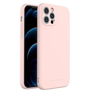 Wozinsky Color Case silikonowe elastyczne wytrzymałe etui iPhone 13 mini różowy