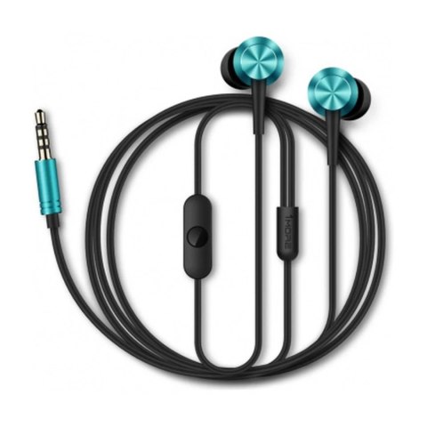 Xiaomi 1More Piston słuchawki dokanałowe zestaw słuchawkowy z pilotem i mikrofonem 3,5mm mini jack niebieskie (EU Blister)