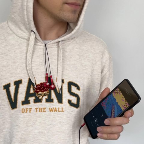 Dudao przewodowe słuchawki douszne 3,5 mm mini jack szary (X8Pro grey)