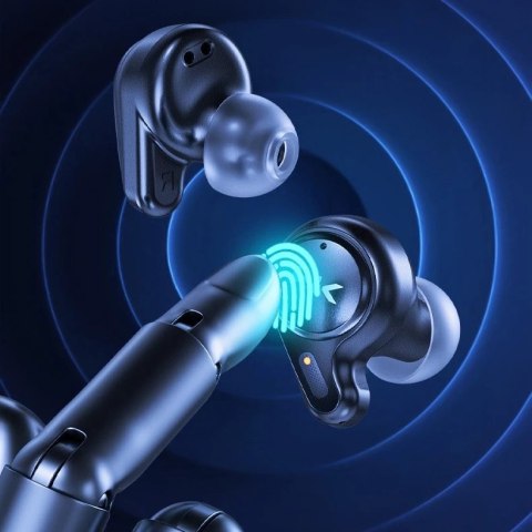 WK Design VB02 dokanałowe słuchawki TWS wodoodporne IPX5 Earbuds czarny (VB02)