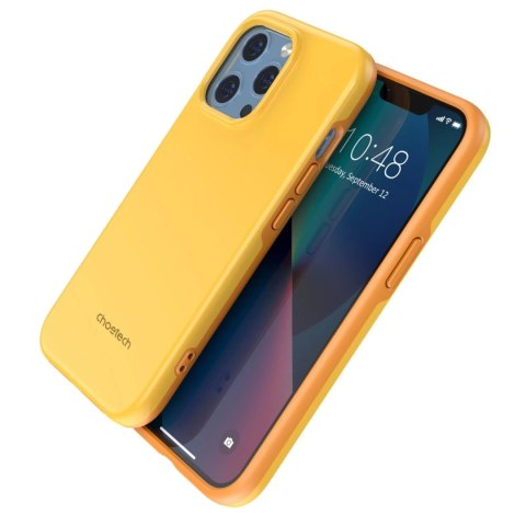 Choetech etui pokrowiec iPhone 13 Pro Max pomarańczowy (PC0114-MFM-YE)