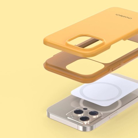 Choetech etui pokrowiec iPhone 13 Pro Max pomarańczowy (PC0114-MFM-YE)