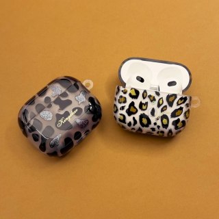 Kingxbar Charm Pods Case etui do AirPods 3 obudowa pokrowiec na słuchawki krowa