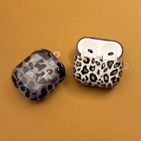 Kingxbar Charm Pods Case etui do AirPods 3 obudowa pokrowiec na słuchawki krowa