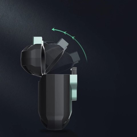 Nillkin Bounce Case etui do AirPods 2 / AirPods 1 pancerny pokrowiec na słuchawki czarny