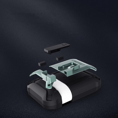 Nillkin Bounce Case etui do AirPods 2 / AirPods 1 pancerny pokrowiec na słuchawki czarny