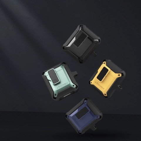 Nillkin Bounce Case etui do AirPods 2 / AirPods 1 pancerny pokrowiec na słuchawki czarny