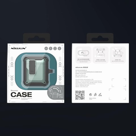 Nillkin Bounce Case etui do AirPods 2 / AirPods 1 pancerny pokrowiec na słuchawki zielony