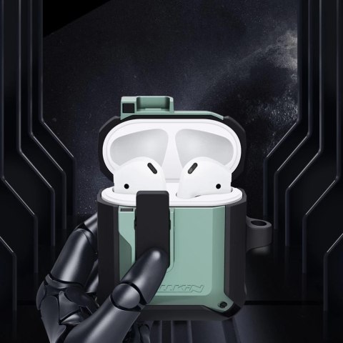 Nillkin Bounce Case etui do AirPods 2 / AirPods 1 pancerny pokrowiec na słuchawki zielony