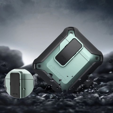 Nillkin Bounce Case etui do AirPods 2 / AirPods 1 pancerny pokrowiec na słuchawki zielony