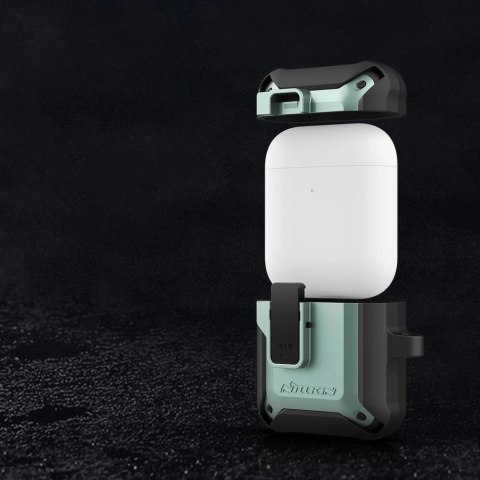 Nillkin Bounce Case etui do AirPods 2 / AirPods 1 pancerny pokrowiec na słuchawki zielony