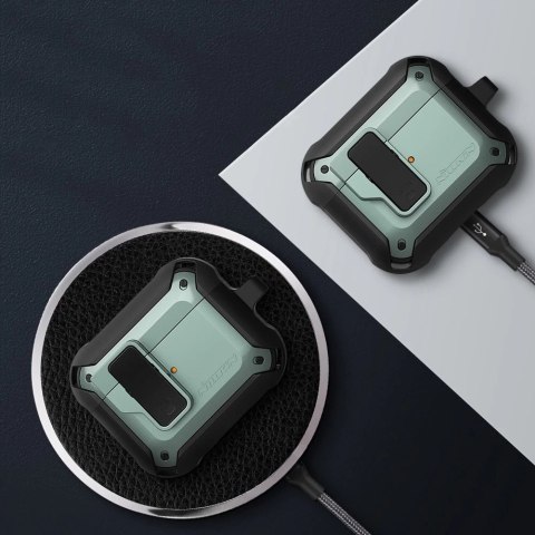 Nillkin Bounce Case etui do AirPods 3 pancerny pokrowiec na słuchawki zielony