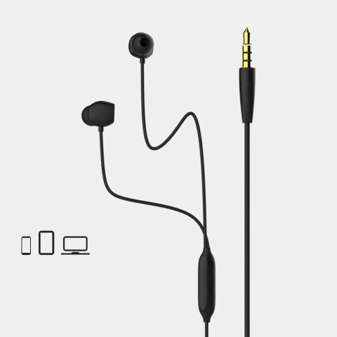 Remax RM-550 dokanałowe słuchawki z pilotem i mikrofonem biały