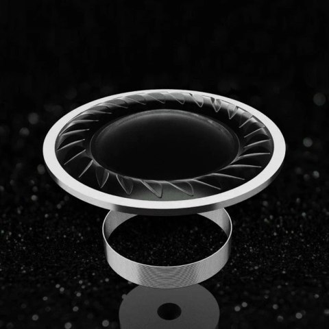 Remax RM-711 douszne słuchawki z pilotem i mikrofonem srebrny