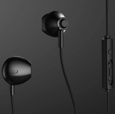 Remax RM-711 douszne słuchawki z pilotem i mikrofonem srebrny