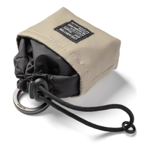 Ringke Mini Pouch torba pokrowiec etui Bucket Bag na słuchawki drobiazgi beżowy (BG08508RS)