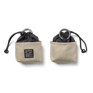 Ringke Mini Pouch torba pokrowiec etui Bucket Bag na słuchawki drobiazgi beżowy (BG08508RS)