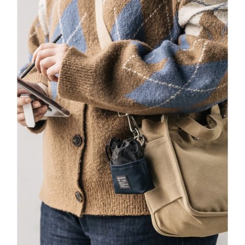 Ringke Mini Pouch torba pokrowiec etui Bucket Bag na słuchawki drobiazgi granatowy (BG08515RS)